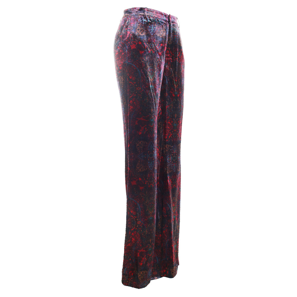 L'Agence Women's Lane Flared Velvet Trousers