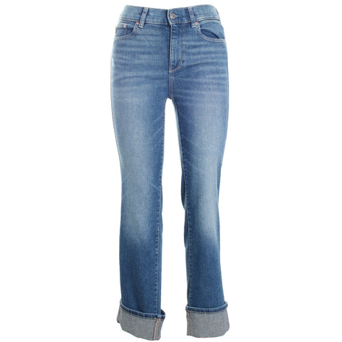 Mara Straight Mid Rise Instasculpt Ankle Jeans