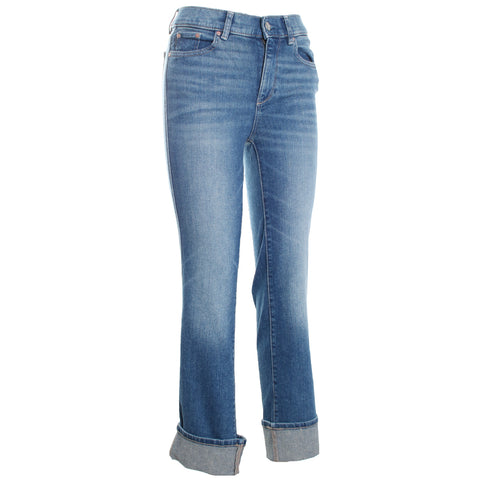 Mara Straight Mid Rise Instasculpt Ankle Jeans