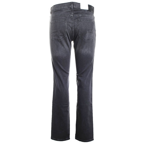 Nick Washed Black Knit Denim Jeans