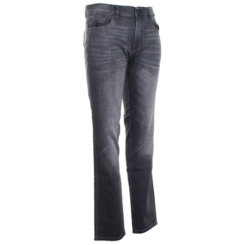 Nick Washed Black Knit Denim Jeans