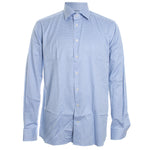 Blue Micro Check Shirt