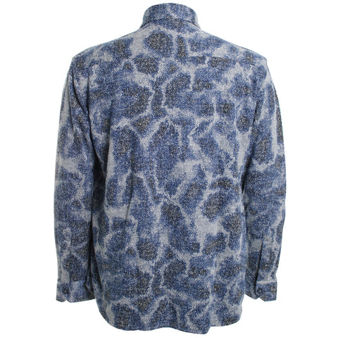 Patterned Royal Shirt Jacket