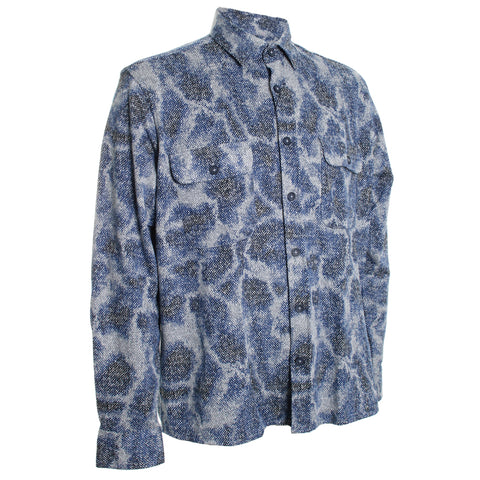 Patterned Royal Shirt Jacket