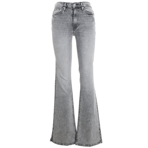 Barbara High Rise Bootcut w/ Outseam Slit