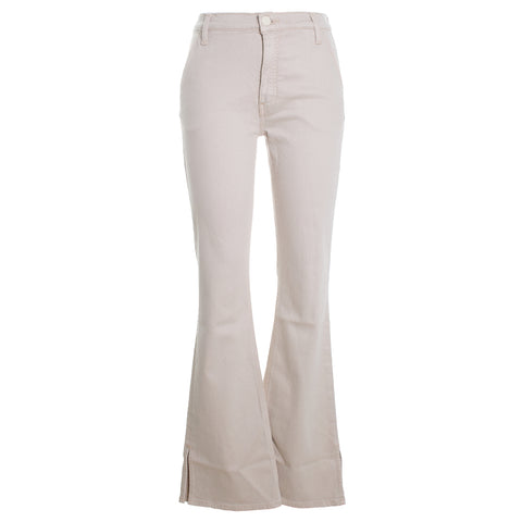 Barbara High Rise Bootcut w/ Outseam Slit