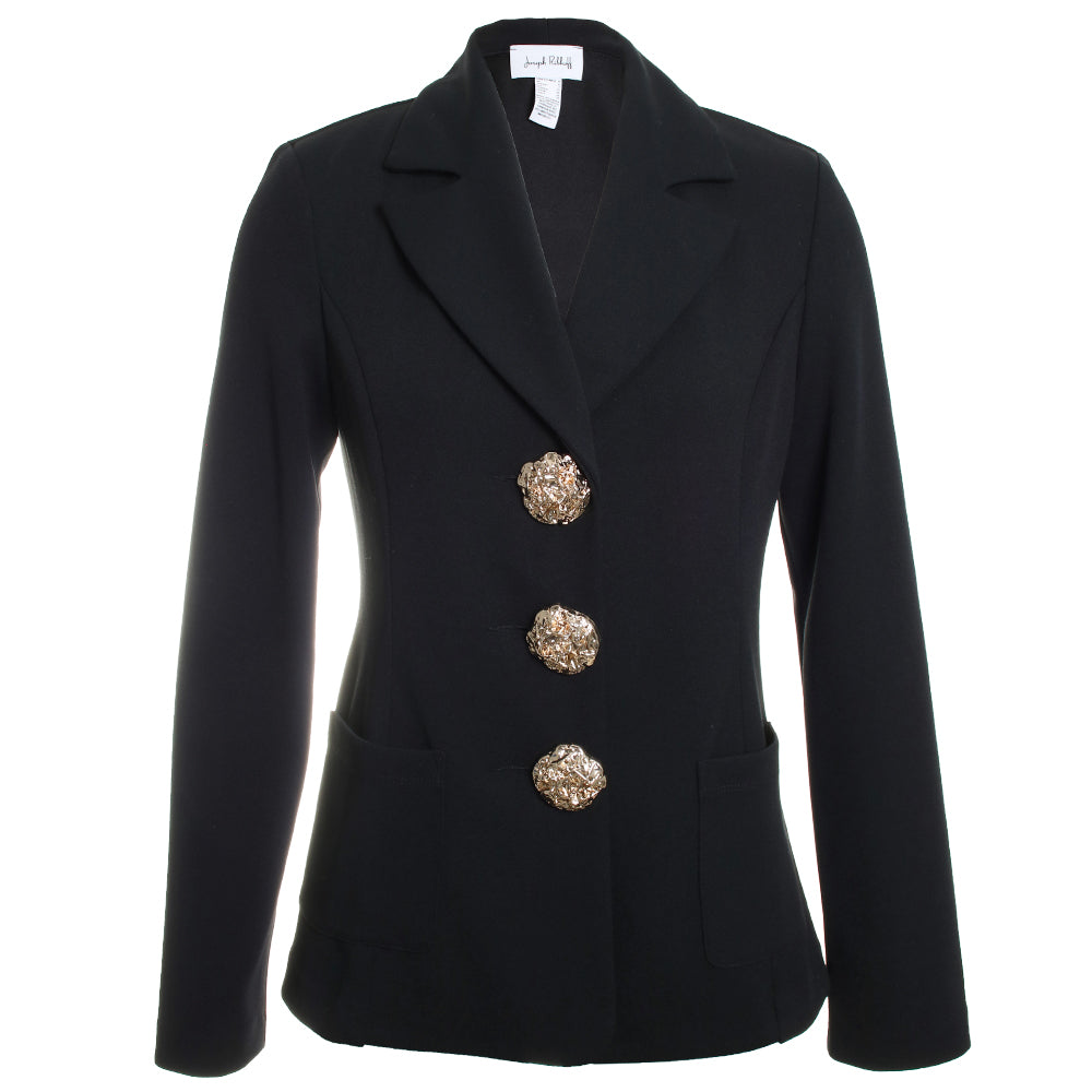 Notched Collar Blazer