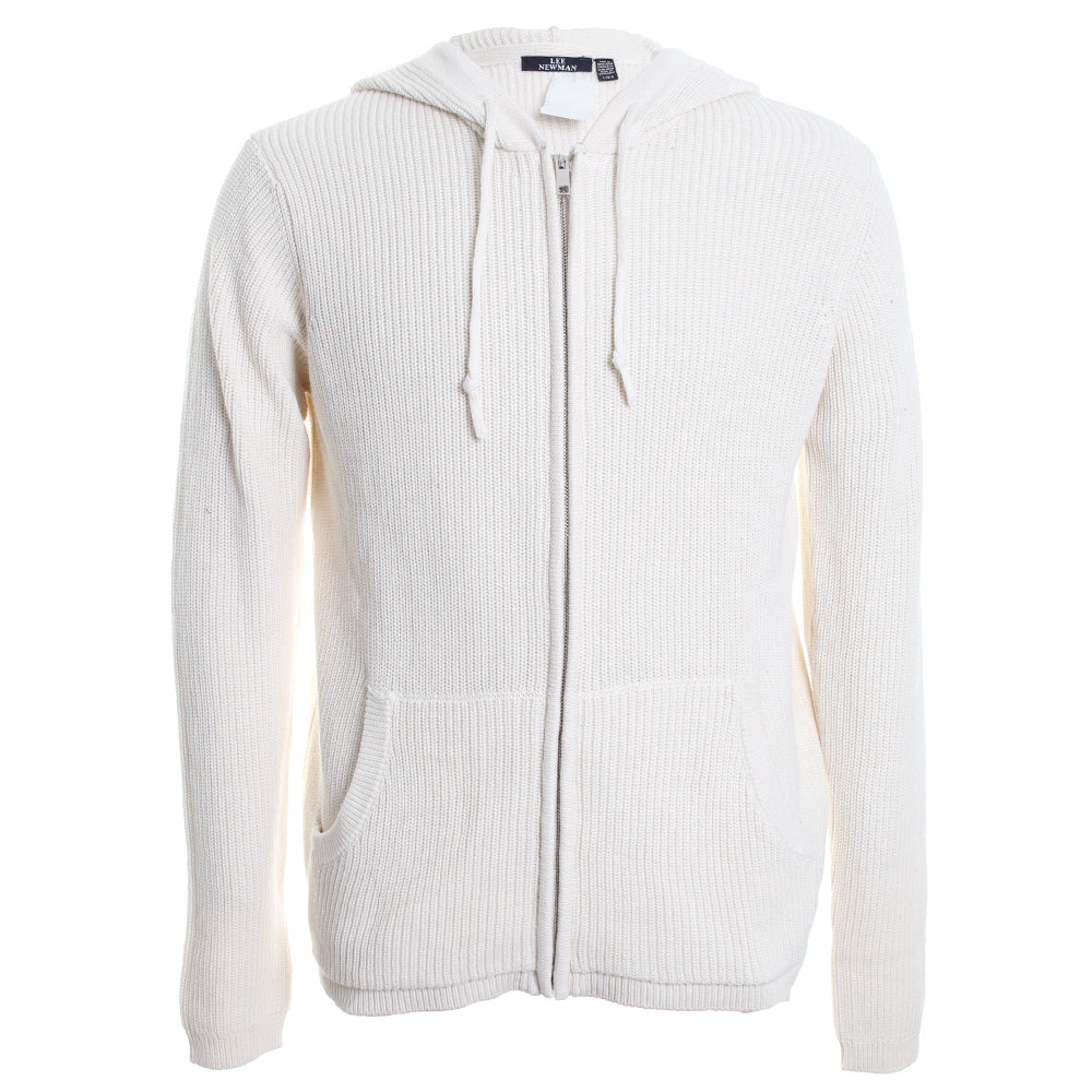 LN Full Zip Cream Hoodie