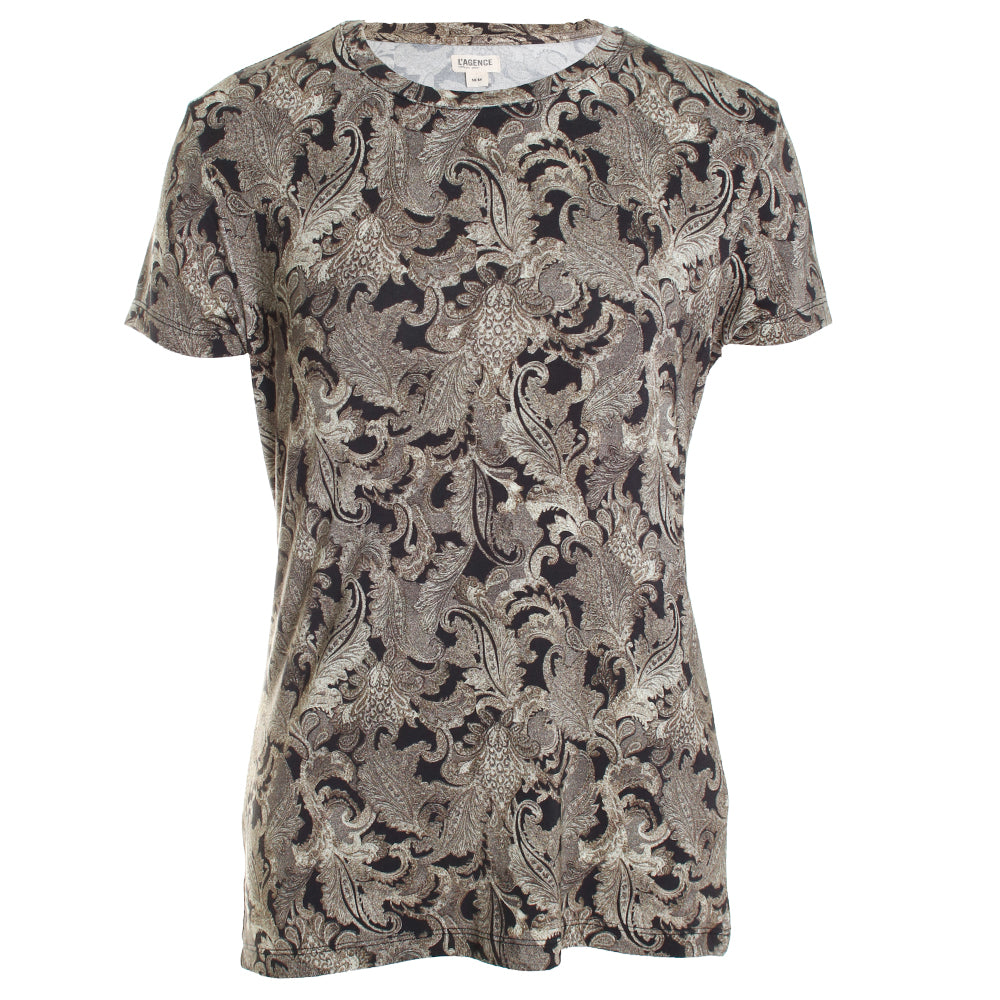 Paisley Ressi Short Sleeve Crew