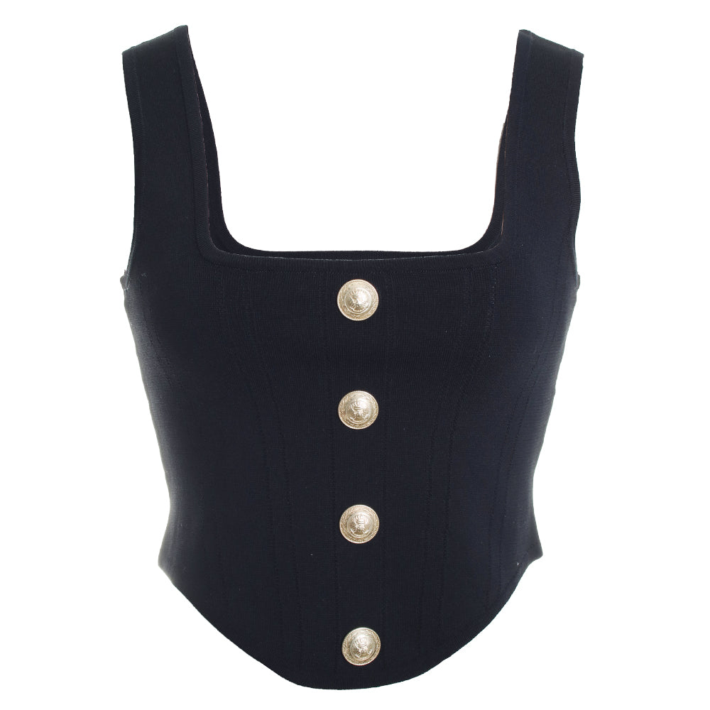 Saga Square Neck Knit Corset