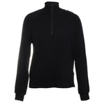 French Terry L/S Half Zip Mock Neck