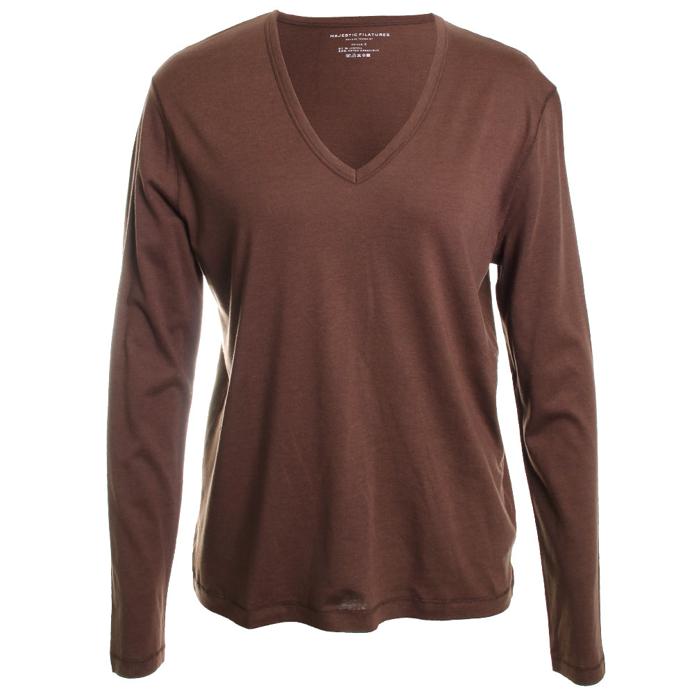 Lyocell Cotton LS Semi Relaxed VNeck