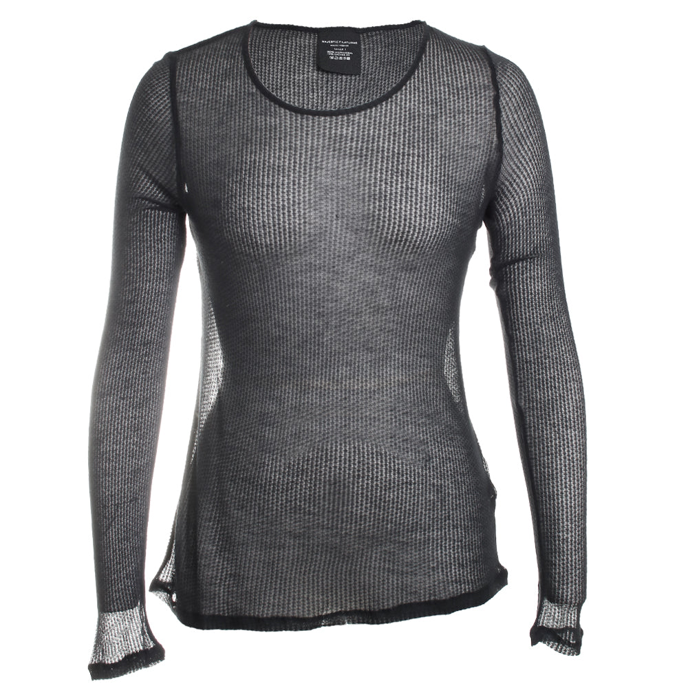 Micro Modal Laser Cut Cashmere L/S Crewneck