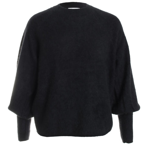 Ultra Soft L/S Crewneck with Ribbed Sleeve Sweater