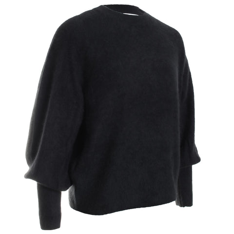 Ultra Soft L/S Crewneck with Ribbed Sleeve Sweater