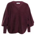 Ultra Soft L/S V-Neck with Ribbed Sleeves