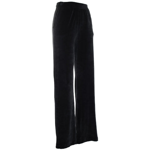 Velour Wide Leg Pant