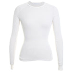 Wool Silk Micro Rib L/S Crewneck