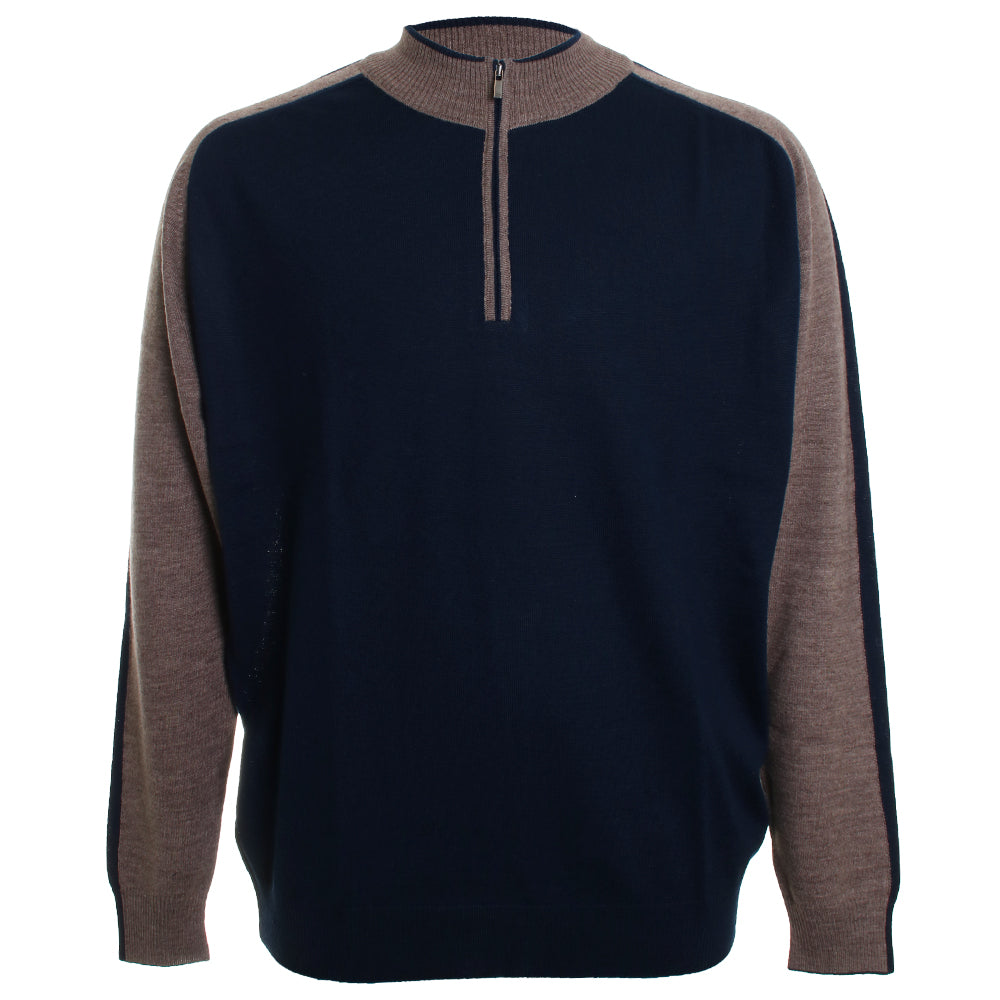 Amalfi Collection Navy Quarter Zip