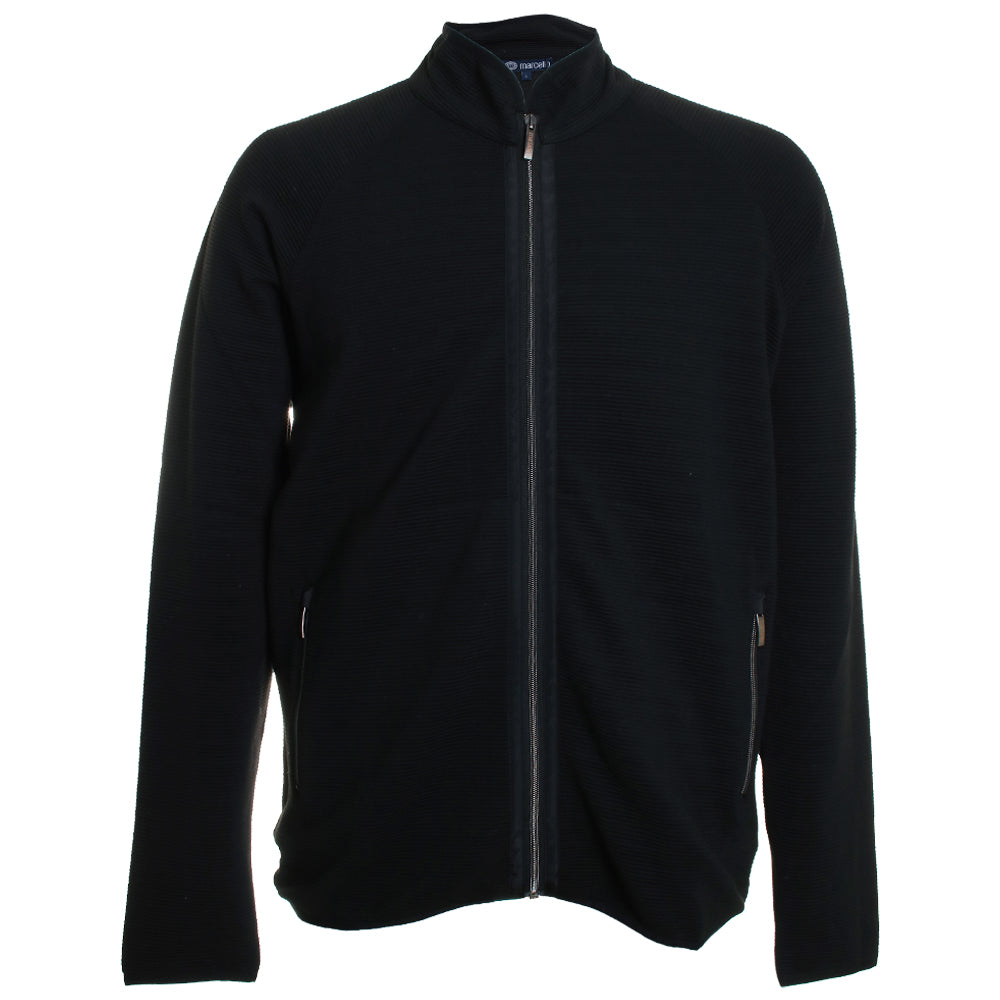 Black Soho Rib Jacket