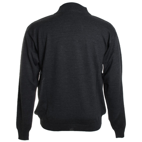 Solid Mock Neck Sweater