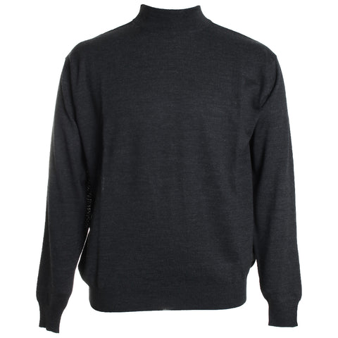 Solid Mock Neck Sweater