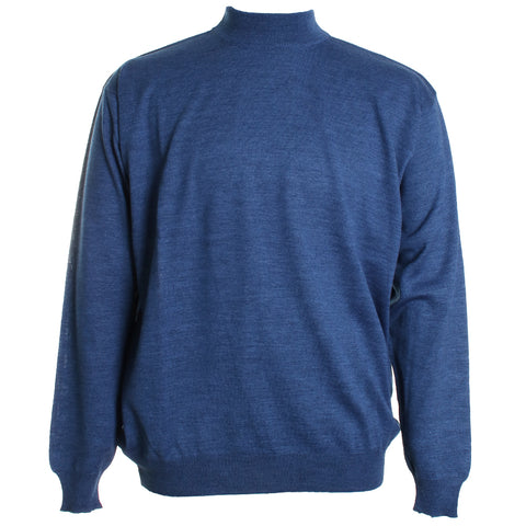 Solid Mock Neck Sweater