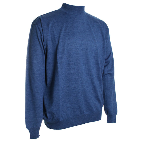 Solid Mock Neck Sweater