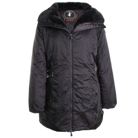 Caroly Hooded Animal Free Puffer Coat