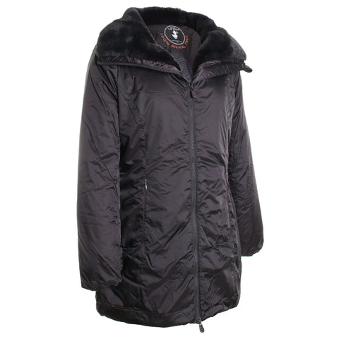 Caroly Hooded Animal Free Puffer Coat