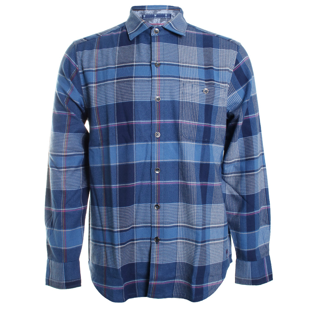 Canyon Beach Pebble Cay Plaid Shirt