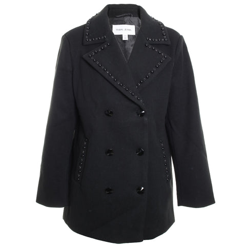 Embellished Double Breasted Peacoat