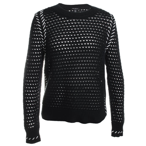 Long Sleeve Crew Open Sweater