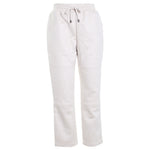 Drawstring Eggshell Suede Pant