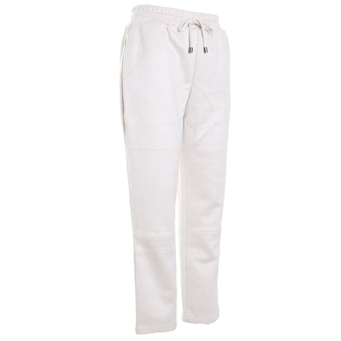 Drawstring Eggshell Suede Pant