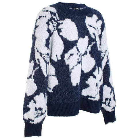 Long Sleeve Crew Sapphire Sweater